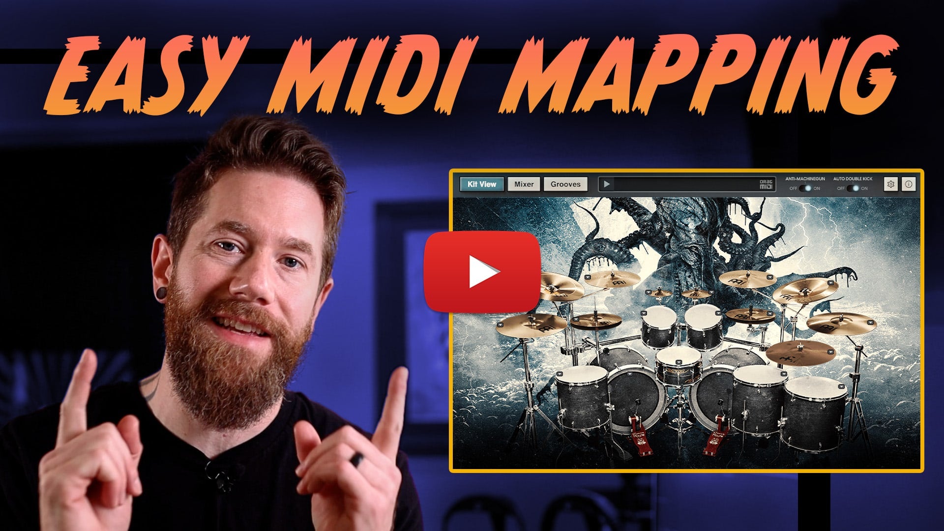 Instantly hear your songs with Krimh Drums - MIDI mapping