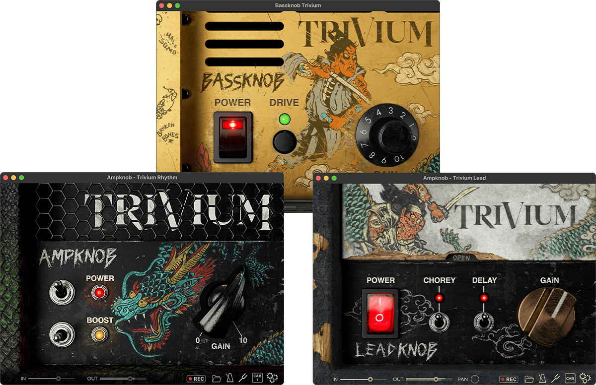 Trivium Ampknob Bundle